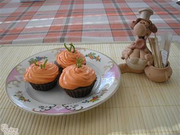ukázka receptu Mrkvové cupcaky