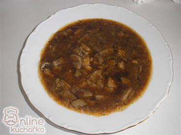 ukázka receptu „Dršťková“ polévka z hlívy